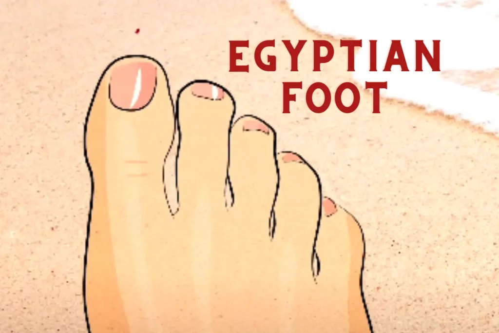 many climbers has egyptian foot with big toe